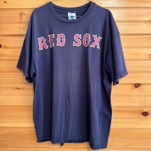 Tour Champ 2000 Boston Red Sox Nomar Garciaparra #5 Navy Blue Red Sox Tee XL